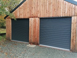 Anthracite grey automatic roller doors